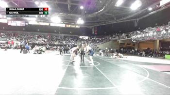 285 lbs Quarterfinal - Lukas Quade, Bend Senior vs Joe Weil, Burns