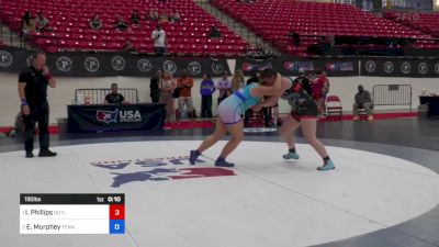 190 lbs Final - Isabella Phillips, Outlaw Wresling Club vs Ella Murphey, Tennessee