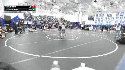 105 lbs 5th Place Match - Katelyn Yang, Schurr vs Kylie Mena, Artesia