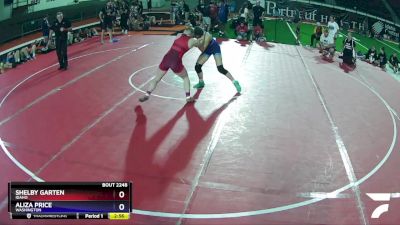 130 lbs Quarterfinal - Shelby Garten, Idaho vs Aliza Price, Washington