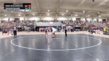 Girls 235 lbs 1st Place Match - Jehieli Velez-Almodovar, West Creek High School vs Ashleigh Williams, Stewarts Creek High School
