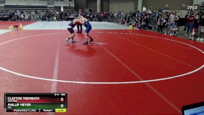 155 lbs Champ. Round 1 - Clayton Trembath, Hastings vs Phillip Meyer, GSL