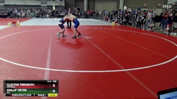 155 lbs Champ. Round 1 - Clayton Trembath, Hastings vs Phillip Meyer, GSL