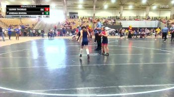 82 lbs Champ. Round 1 - Quinn Thomas, Blackman Wrestling Club vs Jordan Rivera, GOVS Elite