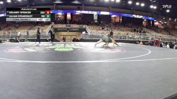 140 lbs Cons. Round 2 - Lillian Straessley, Viera vs Delaney Spencer, Camden County