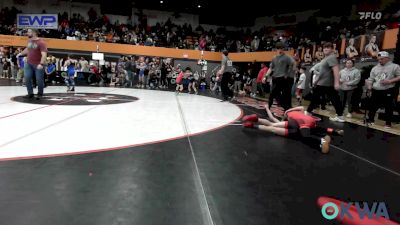 64 lbs Semifinal - Lamario Ramsey, Del City Little League vs Brock Villines, Weatherford Youth Wrestling