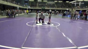 44 lbs Quarterfinal - Jacob Oakley, Woodbine vs Milo Ksebe, Lewes