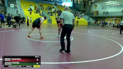 285 lbs Quarterfinal - Rowan Krahel, Beaverton vs Brody Sahlfeld, Glencoe