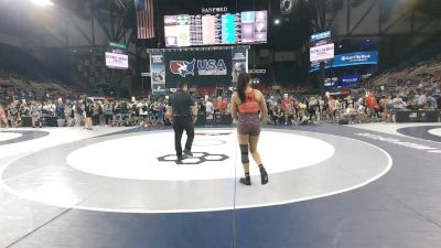 120 lbs Cons. Sub-rd Of 32 - Priscila Guerrero, Texas vs Kamiah Gaerlan, Washington