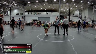 150 lbs Round 7 (8 Team) - Liam Frey, Pocono Regional WC vs Henry Gessford, Cavalier WC