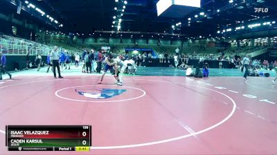 138 lbs Cons. Round 3 - Isaac Velazquez, Freedom vs Caden Karsul, Jesuit