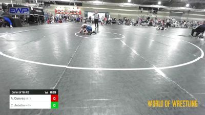 89 lbs Consi Of 16 #2 - Axel Cuevas, Betterman Elite vs Chase Jacobs, Michigan West