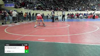 113 lbs Consi Of 64 #2 - Moses Hendershott, Mustang Middle School vs Caleb Miller, Fort Gibson Youth Wrestling