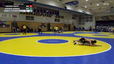 116 lbs Consi Of 16 #2 - Anthony Riotto, Bergen Catholic (NJ) vs Robinson Zukeran, Westlake (UT)