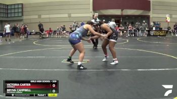 200 lbs Round 2 - Brynn Campbell, Michigan Cobras vs Victoria Carter, Waverly