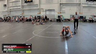 72 lbs Round 4 (6 Team) - Bentley Thoryk, Tri State Hammers vs Bret Relyea, Brawler Elite