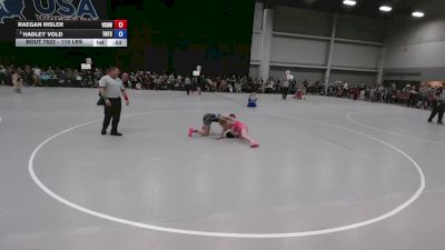 110 lbs Cons. Sub-quarters - Raegan Risler, Victory School Of Wrestling vs Hadley Vold, Team Nazar Training Center