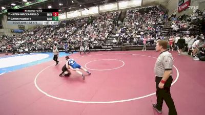 3A 175 lbs Cons. Round 3 - Gavin Fausett, Carbon vs Hazen Meccariello, Emery