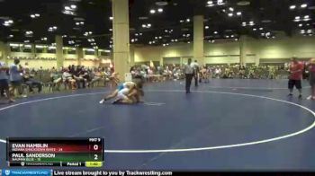 152 lbs Round 1 (10 Team) - Paul Sanderson, Nauman Blue vs Evan Hamblin, Indiana Smackdown White