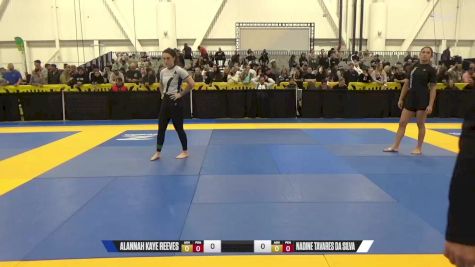 Nadine Tavares Da Silva vs Alannah Kaye Reeves 2024 World IBJJF Jiu-Jitsu No-Gi Championship