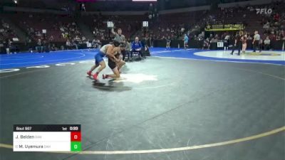 150 lbs Consi Of 8 #1 - Jacob Belden, San Clemente vs Mikel David Uyemura, San Marino