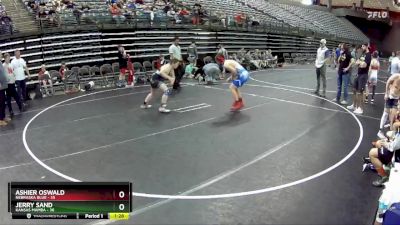 160 lbs Round 5 (6 Team) - Jerry Sand, Kansas Mamba vs Ashier Oswald, Nebraska Blue