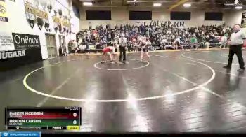 145 lbs Semifinal - Braden Carson, La Grande vs Parker McKibbin, Tillamook