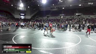 92 lbs Quarterfinal - Casen Becker, Black Fox Wrestling Academy vs Leo Cohen, Black Fox Wrestling Academy