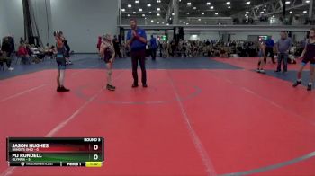 76 lbs Round 3 (4 Team) - MJ Rundell, Olympia vs Jason Hughes, Bandits Ohio
