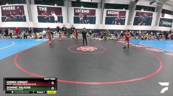 120 lbs Cons. Semi - Dominic Salazar, Spartan Mat Club vs Adrien Wright, Heart And Pride Wrestling Club