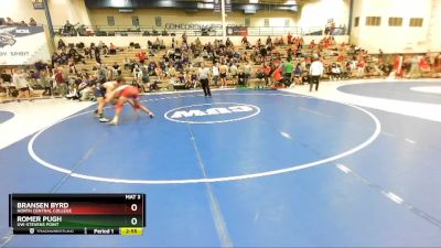 174 lbs Cons. Round 2 - Bransen Byrd, North Central College vs Romer Pugh, UW-Stevens Point