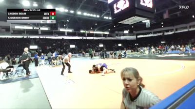 144 lbs Cons. Round 3 - Kingston Smith, Sumner vs Caeden Beam, South Kitsap