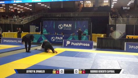 Rodrigo Benedito Caporal vs Jeffrey W. Spangler 2025 Pan Jiu Jitsu IBJJF Championship