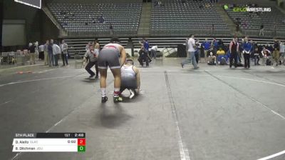 285 lbs 5th place - Darryl Aiello, Clackamas vs Bryan Ditchman, Joliet