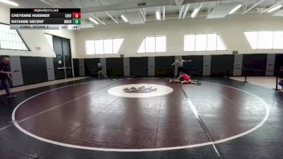 110 lbs Cons. Round 2 - Cheyenne Huebner, Central vs Rayanne DeCent, Moorcroft