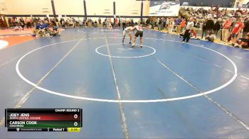 174 lbs Champ. Round 2 - Carson Cook, Concordia vs Joey Jens, North Central College