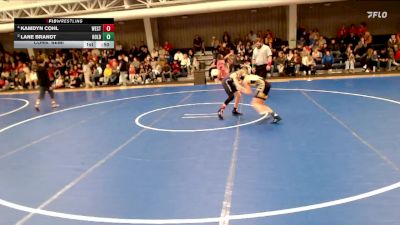 90 lbs Cons. Semi - Kamdyn Cohl, Westridge vs Lane Brandt, Unattached
