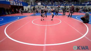 43 lbs Round Of 16 - Treyden Hall, Claremore Wrestling Club vs Brantley Blankenship, Dark Cloud Wrestling Club