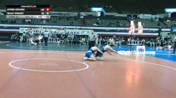 157 lbs Champ Round 1 (16 Team) - Isaac Wigart, Culpeper County vs Ayden Golden, Lakeside