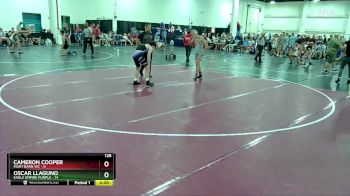 126 lbs Finals (8 Team) - Oscar Llaguno, Eagle Empire Purple vs Cameron Cooper, Fight Barn WC