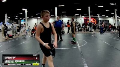 110 lbs Finals (2 Team) - Justin Kirk, Full Circle vs Nehemiah Brondyke, Marlton Chiefs