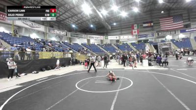 66 lbs Rr Rnd 2 - Carson Linn, Pikes Peak Warriors vs Julio Perez, Slvwc