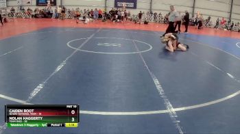 130 lbs Rd# 2 10:30am Friday - Nolan Haggerty, Team Ohio vs Caiden Root, NCWAY National Team