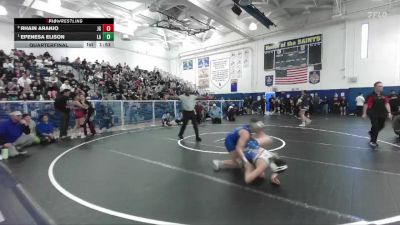 115 lbs Quarterfinal - Epenesa Elison, Los Altos vs Rhain Aranjo, John Glenn