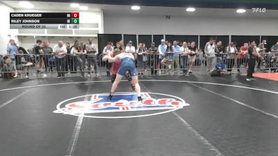 190 lbs Round Of 32 - Caden Krueger, MI vs Riley Johnson, NE