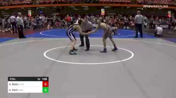 100 lbs Quarterfinal - Caleb Gregg, Team Montana vs Andrew Smith, Matpac Wrestling ND