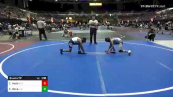 74 lbs Round Of 32 - Charlee Noah, North Country Wrestling Club vs Zeke Meza, Central Catholic