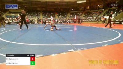 76 lbs Consi Of 4 - Cameron Ramp, NBWA vs Joshua Isaac Garcia, Savage House Wrestling Club