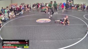 41 lbs Quarterfinal - Jack Keith, Rivertown Wrestling vs Jackson Clinkscales, Palmetto State Wrestling Academy