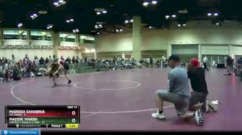 120 lbs Round 4 (10 Team) - Marissa Sanabria, STL Green vs Maddie Marsh, Charlie`s Angels-IL Pink